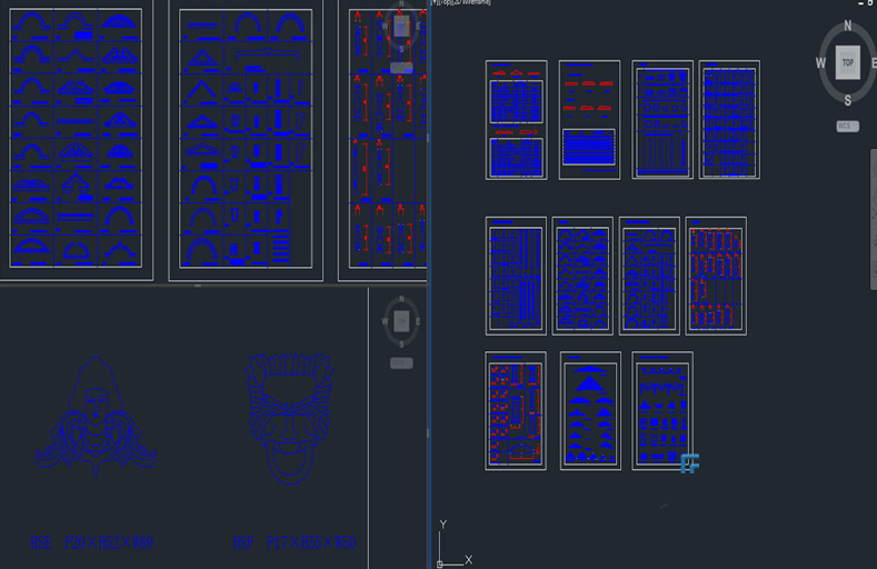 دانلود مجموعه بلوک‌های اتوکد نمای سنگی DWG برای نرم‌افزار AutoCAD